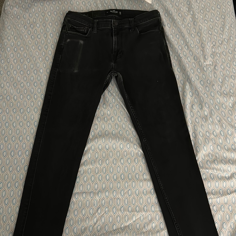 Hollister Men’s 34x32 Black Skinny Jeans
